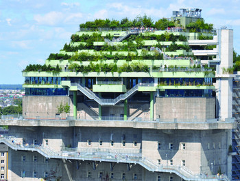 Vertical sponge city above Hamburg – the High Bunker von St. Pauli