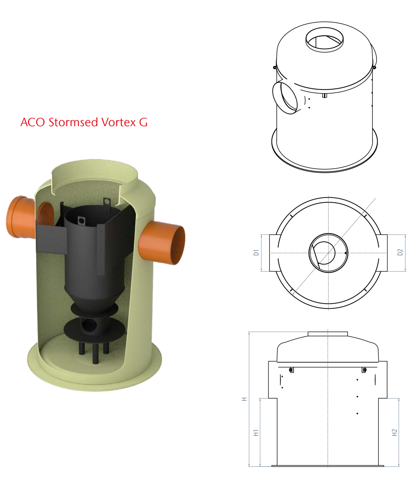 ACO Storrsed Vorteg G Rysunek