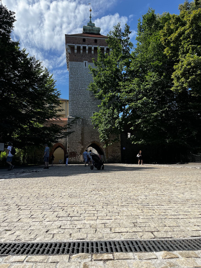 Kraków Barbakan Brama Floriańska