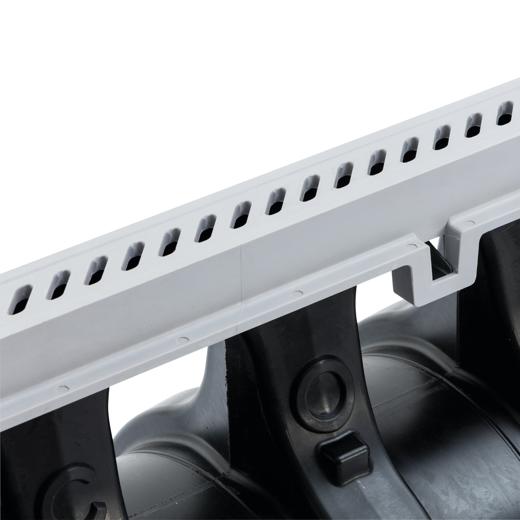 ACO Qmax 700 Q-Guard, Ruszt z tworzywa, szary, MDPE