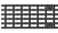 Ruszt Multiline w podłużne mostki wykonany z żeliwa sferoidalnego  w kolorze czarnym dostępny z powłoką KTL o długości 50 cm. Numer katalogowy 12673