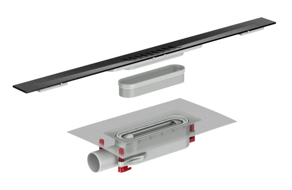 Showerdrain S Plus Black