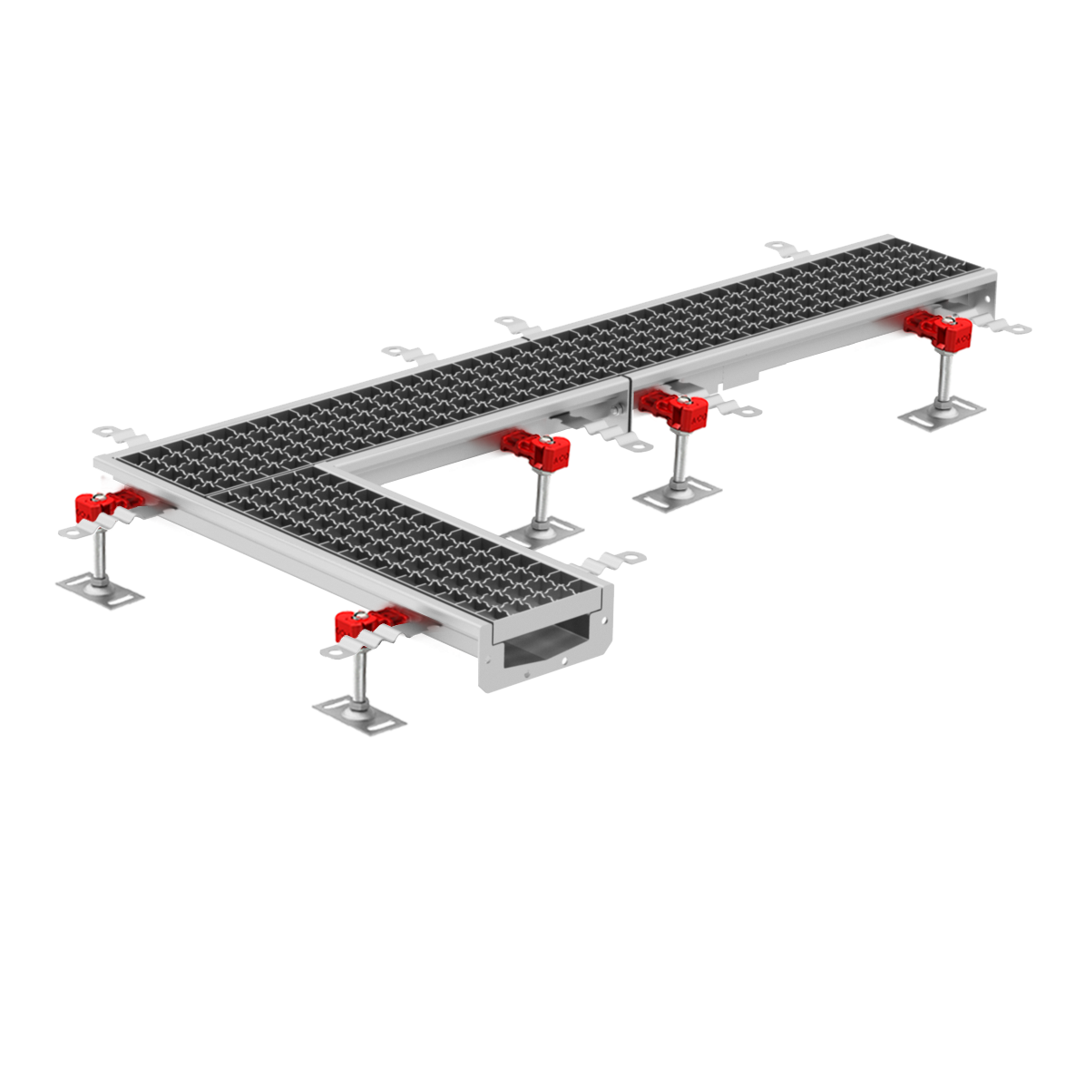 ACO Modular kanał higieniczny K M125 - wersja L