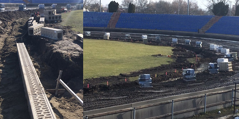 ACO Sport Odwodnienie Stadionu Zuzlowego