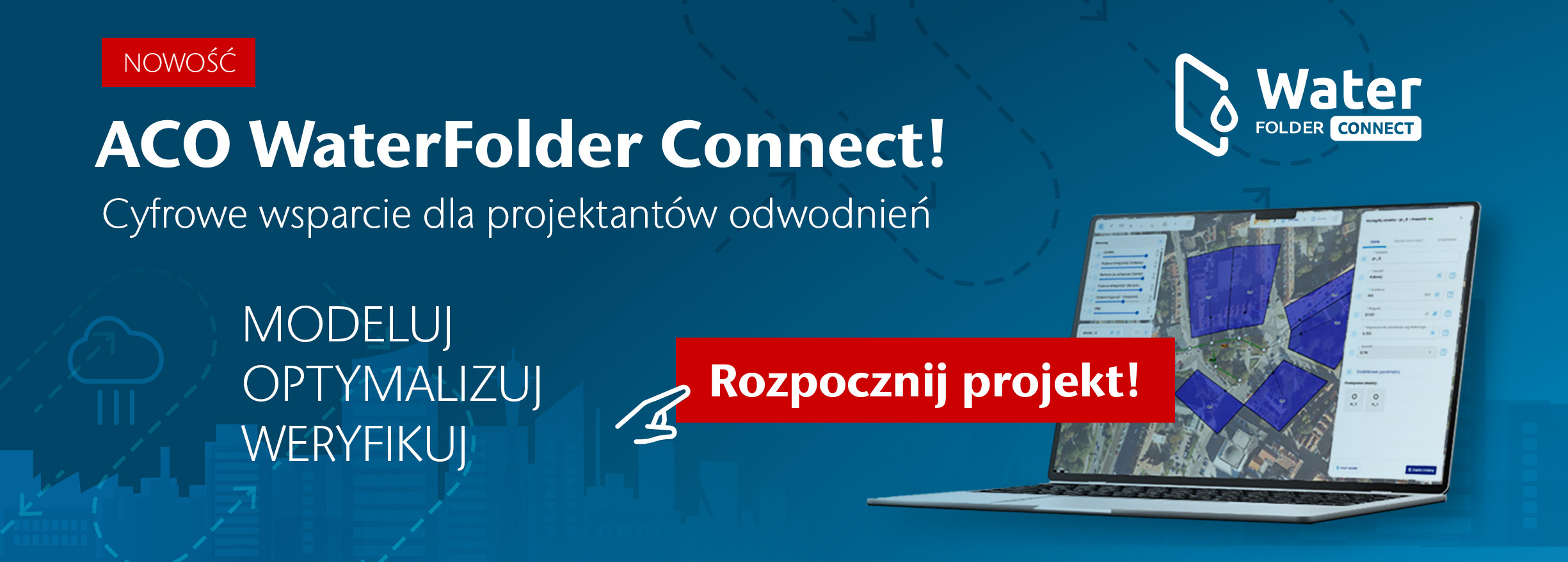 Baner ACO WaterFolder Connect 2