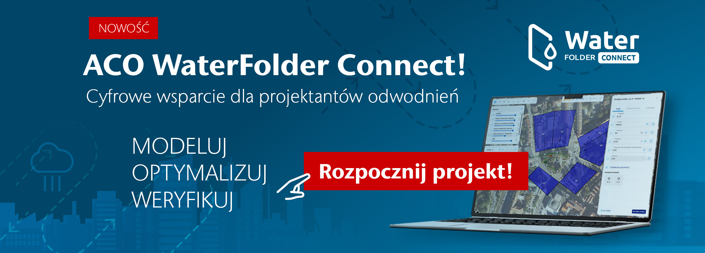 Baner ACO WaterFolder Connect 2