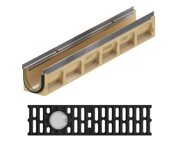 ACO Drain® Multiline Seal in z rusztem podświetlanym