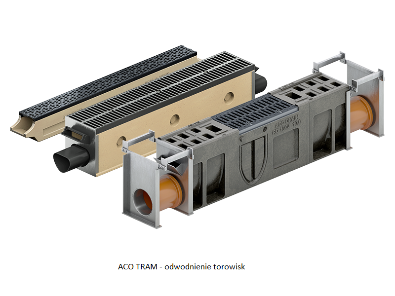 ACO Drain Monoblock RD150V Tram